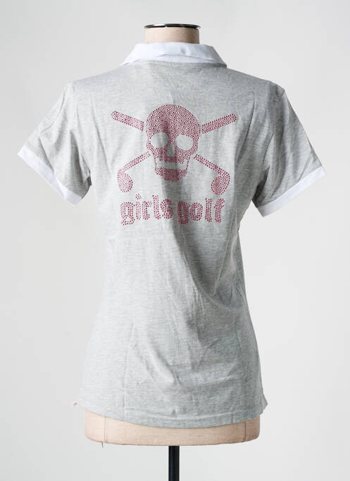 Polo gris GIRLS GOLF pour femme