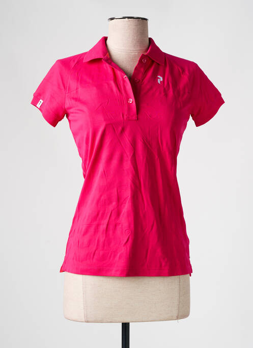 Polo rose PEAK PERFORMANCE pour femme