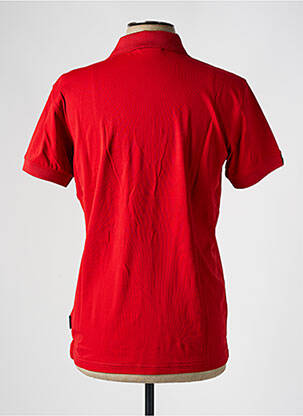 Polo coupe cintrée manches courtes rouge PEAK PERFORMANCE homme