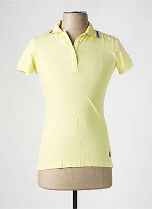 Polo stretch manches courtes jaune COLMAR homme