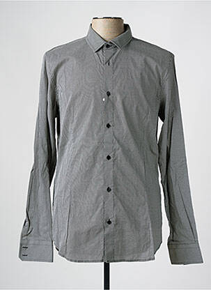 Chemise manches longues imprimé fantaisie gris IMPERIAL homme