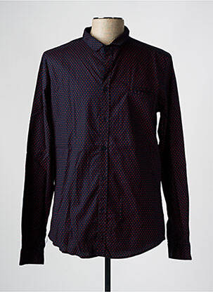 Chemise manches longues poches bleu IMPERIAL homme