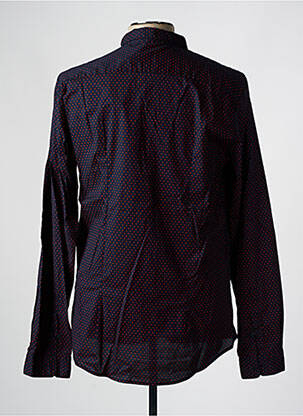 Chemise manches longues poches bleu IMPERIAL homme