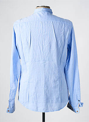 Chemise manches longues coupe cintrée bleu IMPERIAL homme