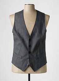 Gilet sans manche tissage chiné gris IMPERIAL homme