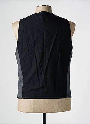 Gilet sans manche tissage chiné gris IMPERIAL homme