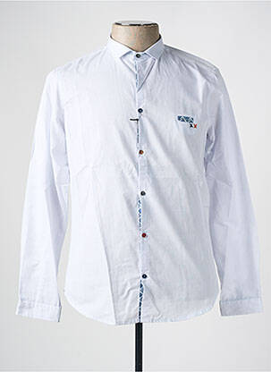 Chemise manches longues poches bleu IMPERIAL homme