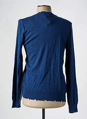 Gilet manches longues col v bleu IMPERIAL homme
