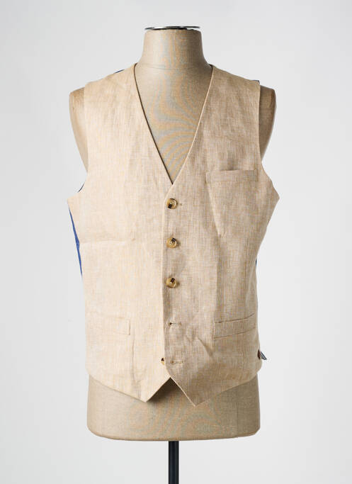Gilet sans manche beige SCOTCH & SODA pour homme