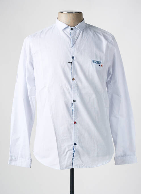 Chemise manches longues bleu IMPERIAL pour homme