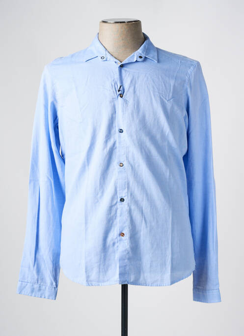 Chemise manches longues bleu IMPERIAL pour homme