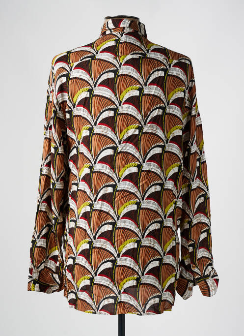 Chemise manches longues marron IMPERIAL pour homme