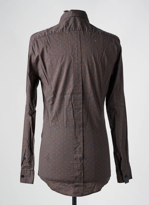 Chemise manches longues marron IMPERIAL pour homme