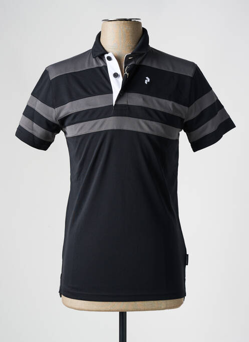 Polo noir PEAK PERFORMANCE pour homme