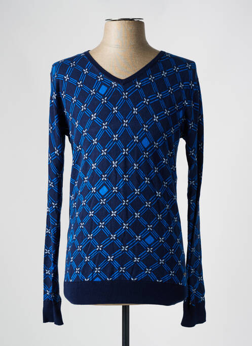Pull bleu SCOTCH & SODA pour homme