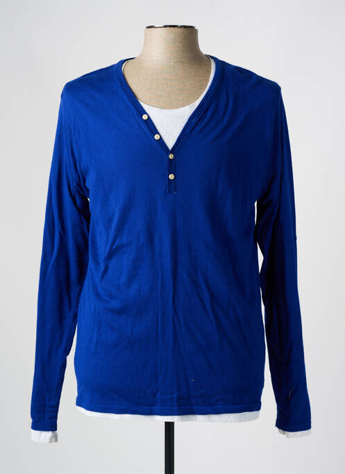 Pull bleu SCOTCH & SODA homme