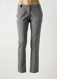 Pantalon slim stretch taille normale gris PLEASE femme