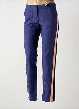 Pantalon slim stretch taille normale bleu MAISON SCOTCH femme