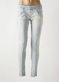 Pantalon slim taille élastique taille normale bleu PULL IN femme