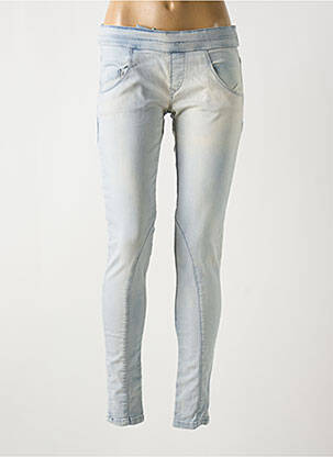 Pantalon slim taille élastique taille normale bleu PULL IN femme