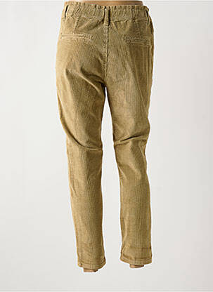 Pantalon slim stretch taille normale marron ANNA femme