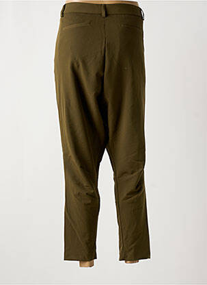 Pantalon 7/8 stretch taille normale vert IMPERIAL femme