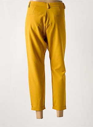 Pantalon 7/8 stretch taille normale jaune IMPERIAL femme