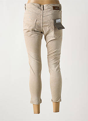 Pantalon slim taille basse taille basse beige IMPERIAL femme