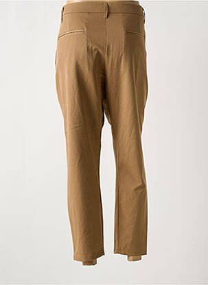 Pantalon 7/8 stretch taille normale marron IMPERIAL femme