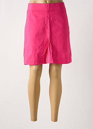 Jupe short fermeture zippée sous rabat boutonné rose PEAK PERFORMANCE femme
