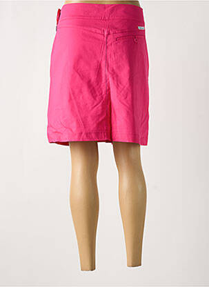 Jupe short fermeture zippée sous rabat boutonné rose PEAK PERFORMANCE femme