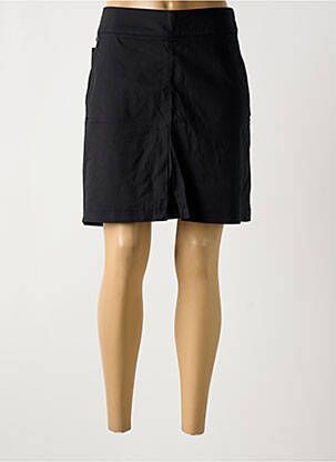 Jupe short fermeture zippée sous rabat boutonné noir PEAK PERFORMANCE femme