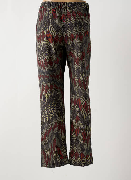 Pantalon droit vert LA FEE MARABOUTEE pour femme