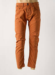 Jeans coupe slim fermeture boutonnée sur le devant taille normale orange IMPERIAL homme