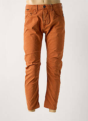 Jeans coupe slim fermeture boutonnée sur le devant taille normale orange IMPERIAL homme