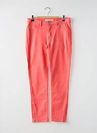 Jeans coupe slim taille normale taille normale orange GEISHA femme