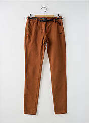 Pantalon slim marron MAISON SCOTCH pour femme seconde vue
