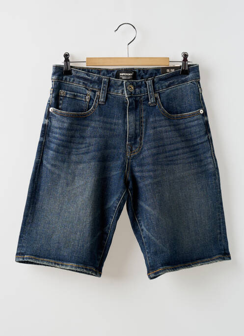 Bermuda bleu SUPERDRY pour femme