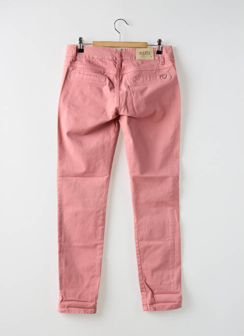 Pantalon chino rose PLEASE pour femme