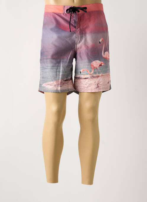 Short de bain rose PULL IN pour homme