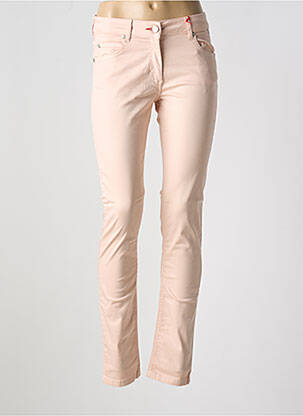 Jeans coupe slim stretch taille normale rose LA CIBLE ROUGE femme
