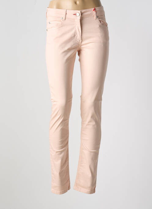 Jeans coupe slim rose LA CIBLE ROUGE pour femme