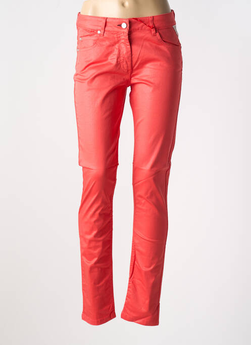 Pantalon slim poches rouge LA CIBLE ROUGE femme