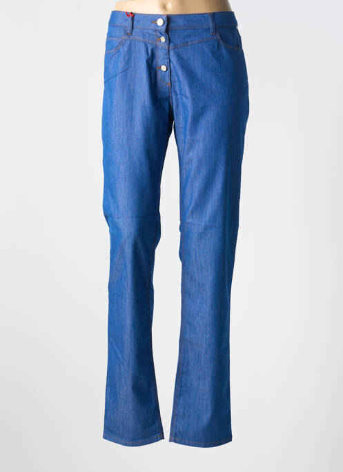 Jeans coupe slim bleu LA CIBLE ROUGE pour femme