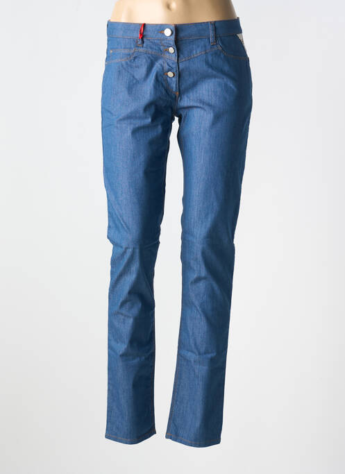 Jeans coupe slim bleu LA CIBLE ROUGE pour femme