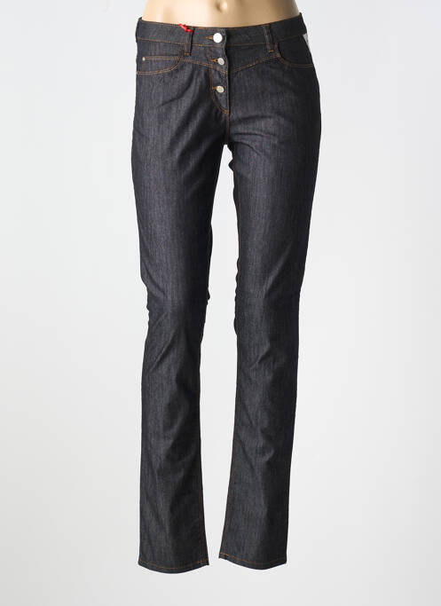 Jeans coupe slim gris LA CIBLE ROUGE pour femme