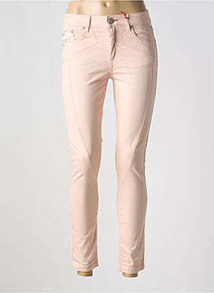 Pantalon slim poches rose LA CIBLE ROUGE femme