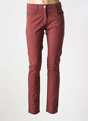 Pantalon slim poches rouge LA CIBLE ROUGE femme