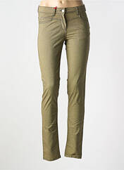 Pantalon slim vert LA CIBLE ROUGE pour femme seconde vue