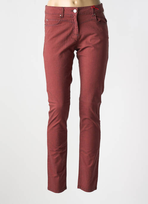 Pantalon slim rouge LA CIBLE ROUGE pour femme